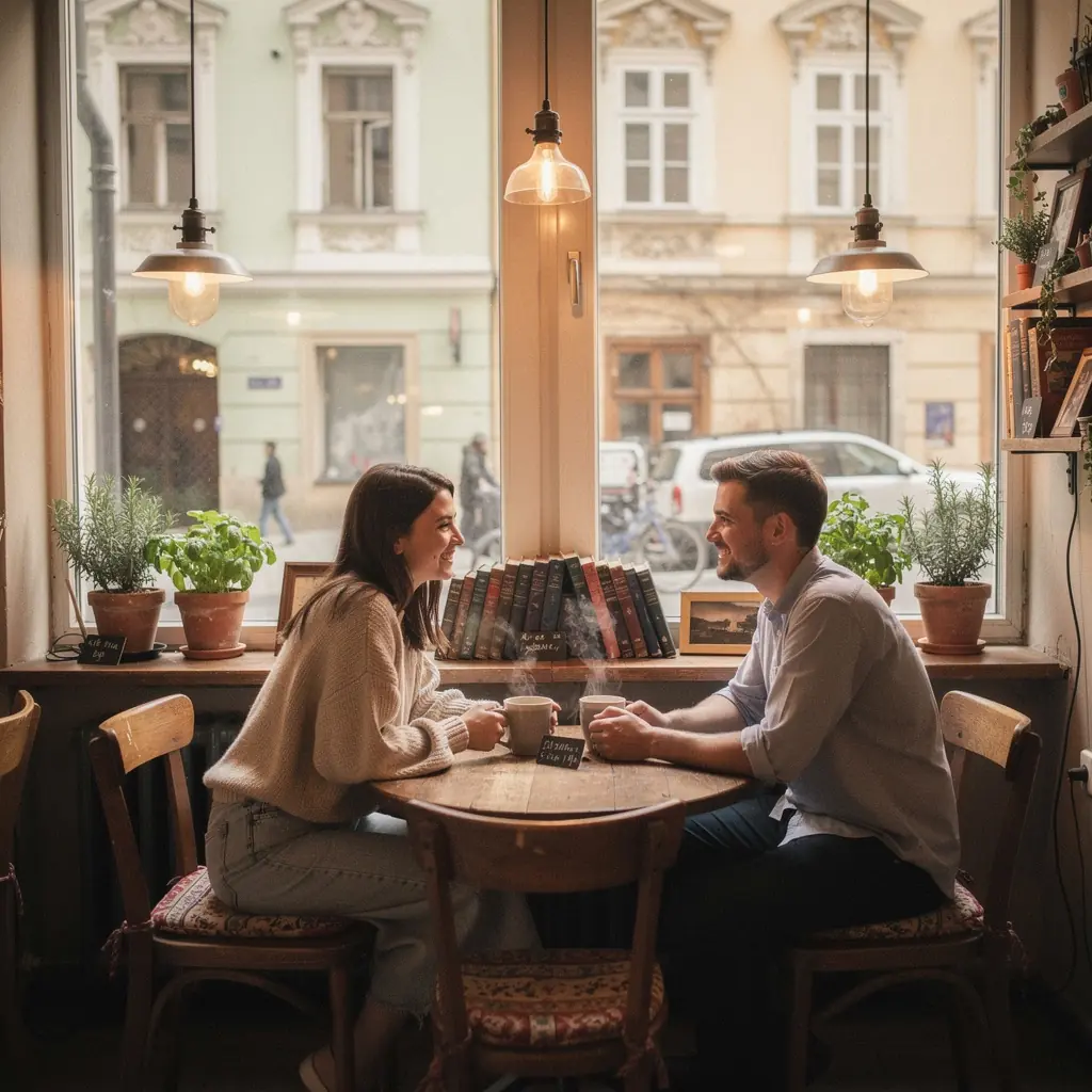 Horský výhľad s pohárom bylinkového čaju na odpočinok.