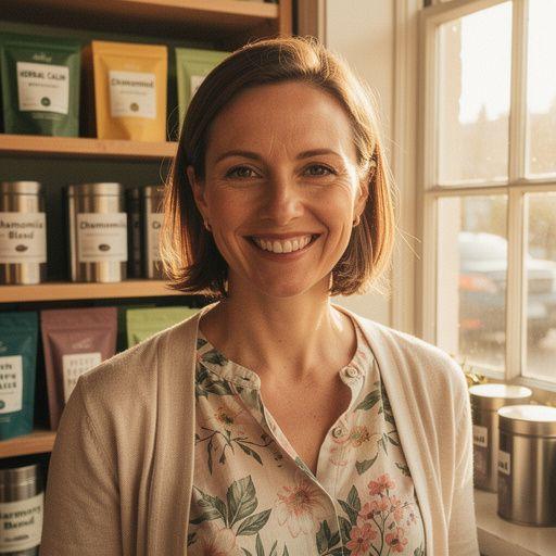 Kniha a šálka čaju na stole s príjemným osvetlením v pozadí